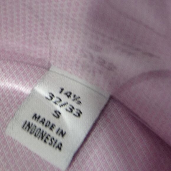 CALVIN KLEIN PINK DRESS SHIRT 14.5 - Picture 7 of 11